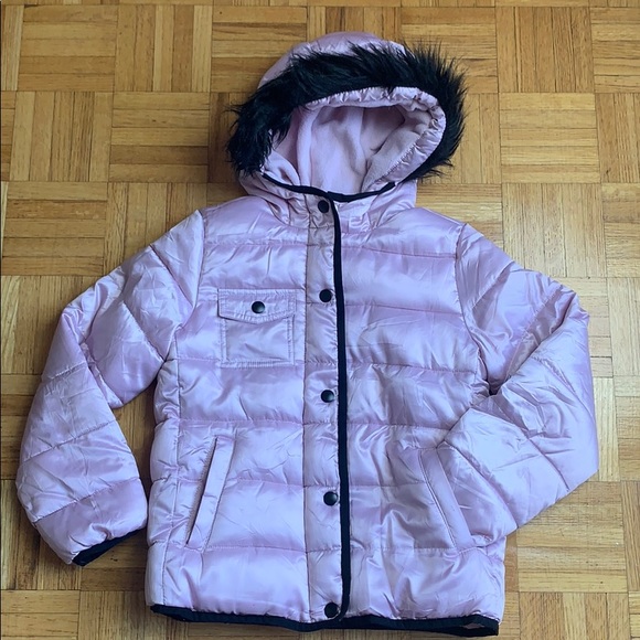The Children's Place Other - Childrens Place pink hooded puffer jacket Size 7/8